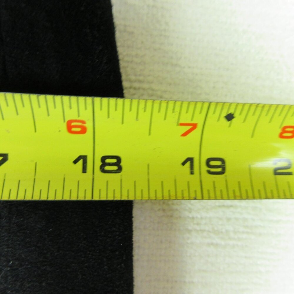 Mossimo Supply Co. Black Genuine Suede Pencil Skirt Size 4 Vintage Y2K - Picture 7 of 9